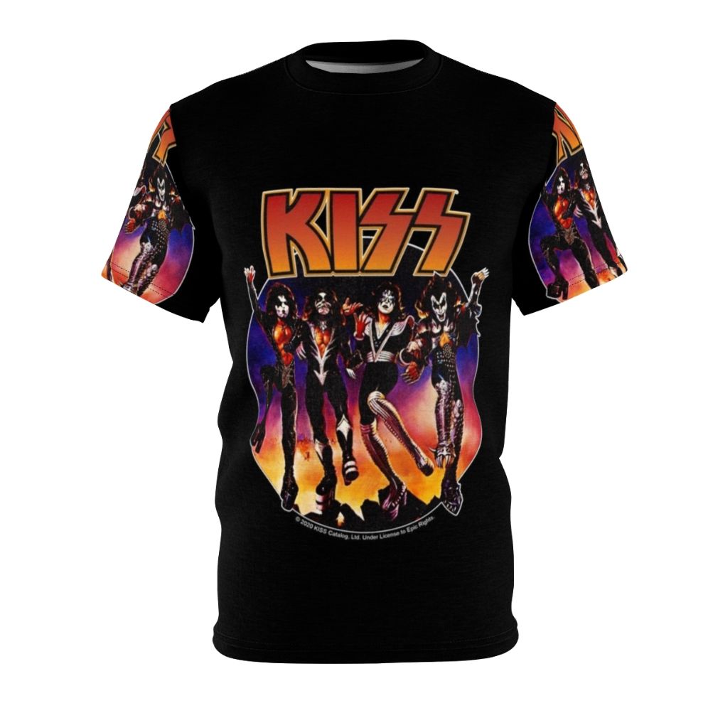 Retro Kiss Inspired T-shirt Design | Rock Music Tribute – Nerd Out Loud POD