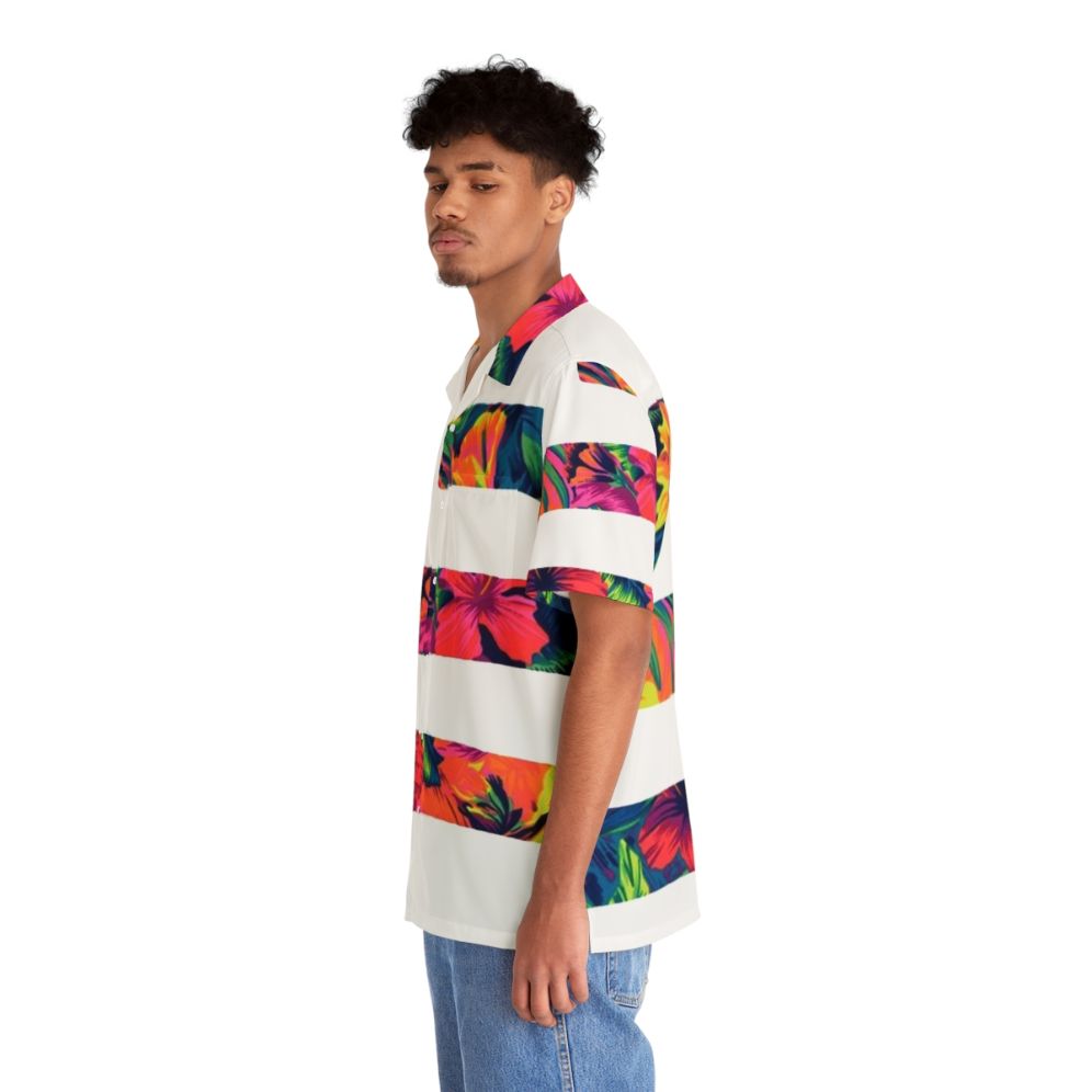 Vibrant Z Hawaiian Shirt 2 with Tropical Print Design - People Left