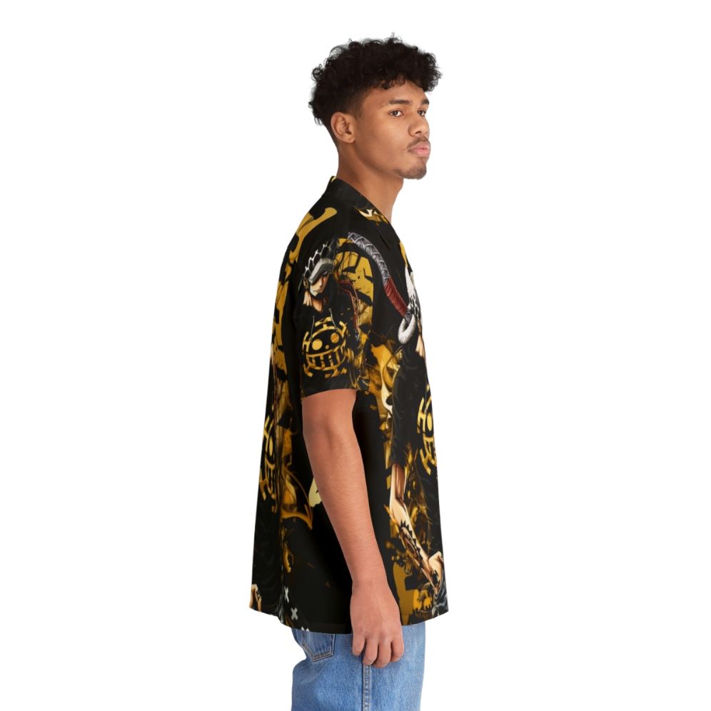 Trafalgar Law Hawaiian Shirt with Chibi Anime Design - People Pight