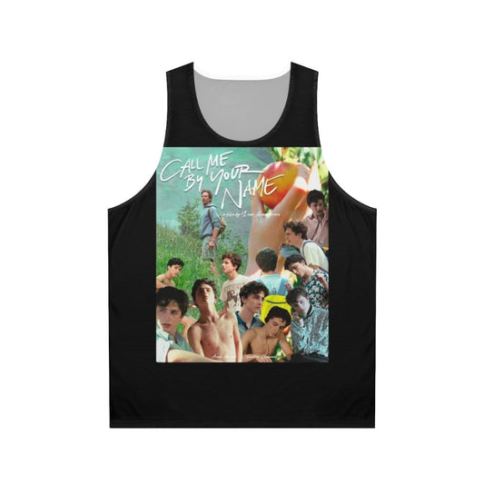 Call Me By Your Name Unisex Tank Top Featuring Timothée Chalamet and Armie Hammer