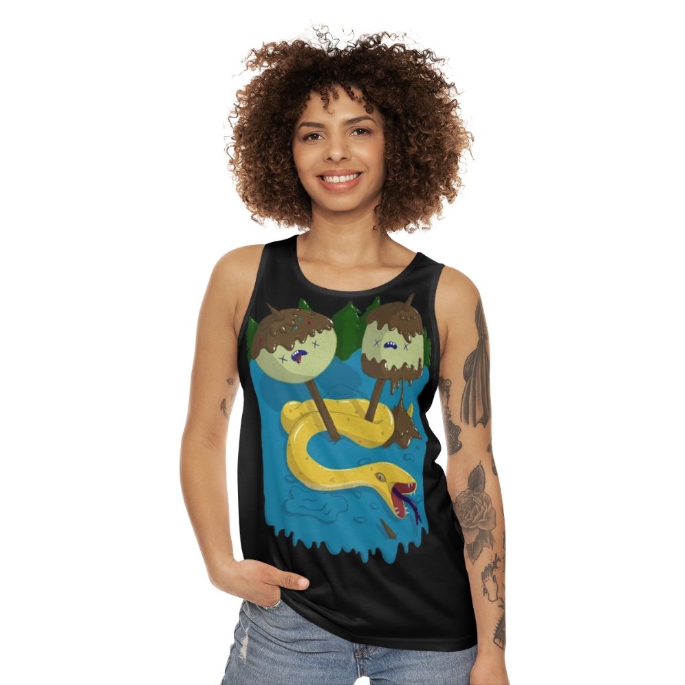 Adventure Time Princess Bubblegum Rocket Unisex Tank Top - women