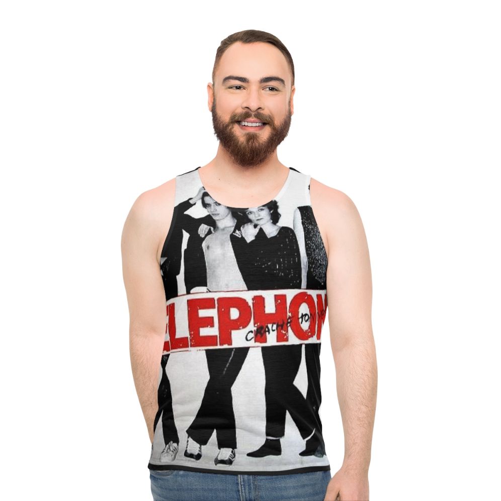 Telephone France Rock Band Unisex Tank Top - men