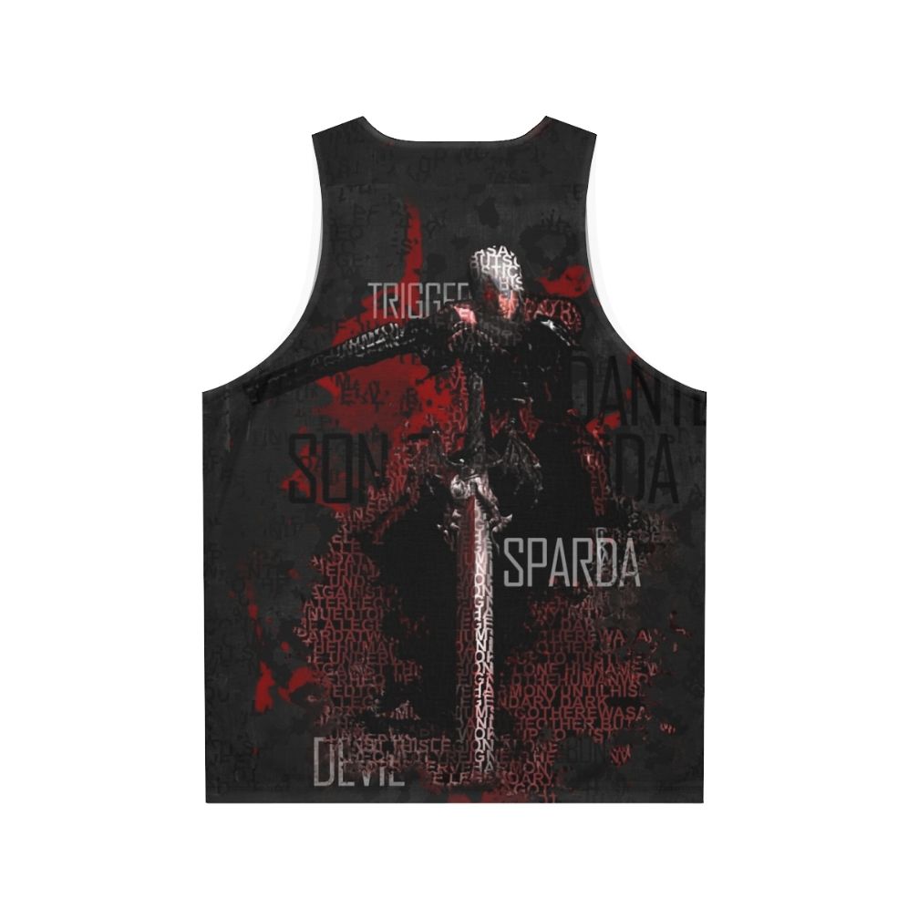 Devil May Cry 1 Devil Hunter Unisex Tank Top - Back