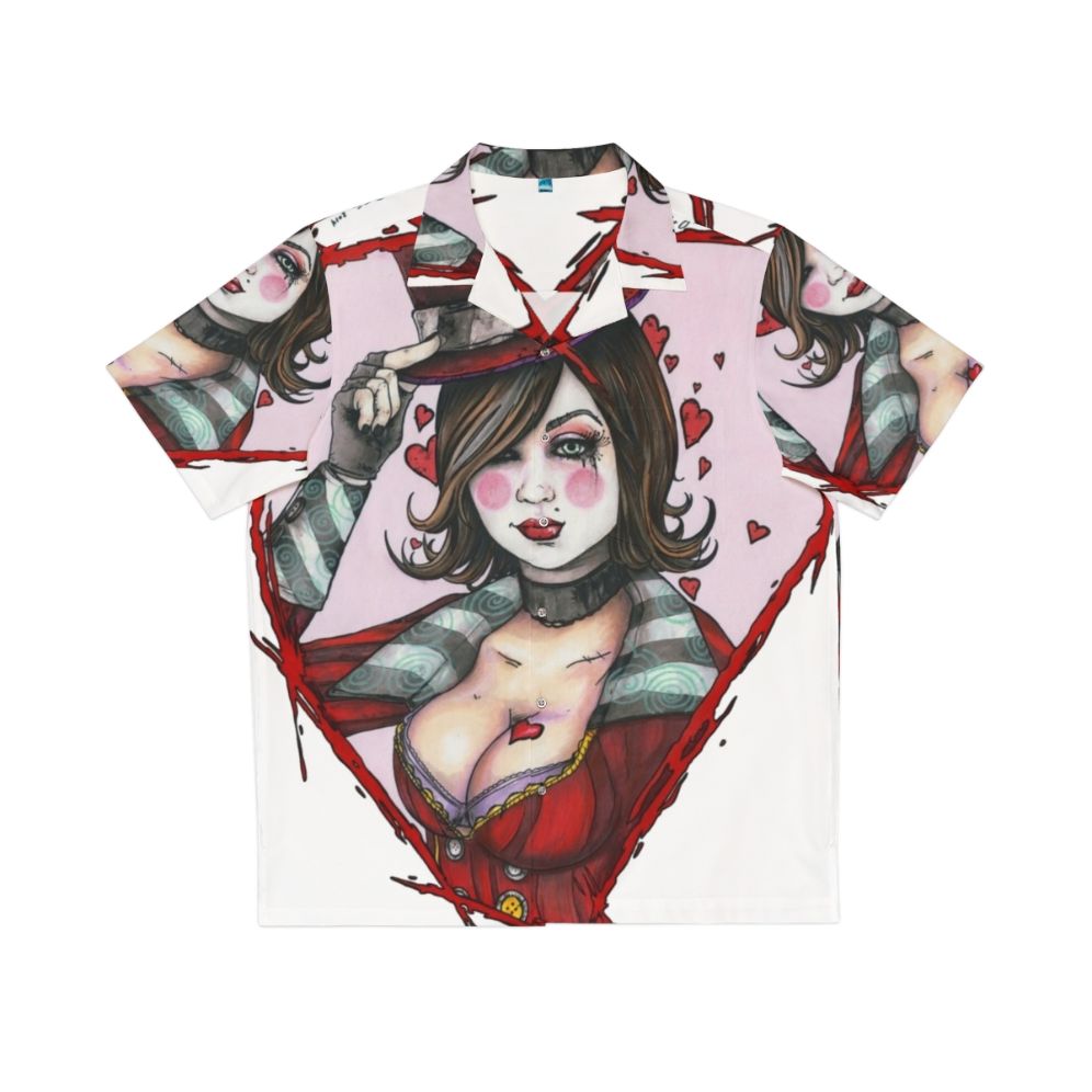 Moxxi Hawaiian Shirt with Tropical Print Design