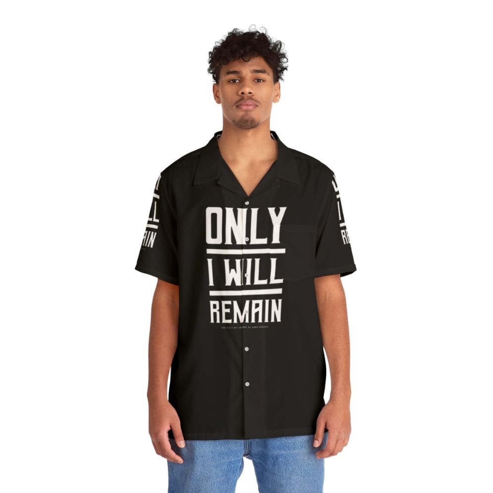 Dune movie-inspired "Only I Will Remain" Hawaiian shirt - People Front