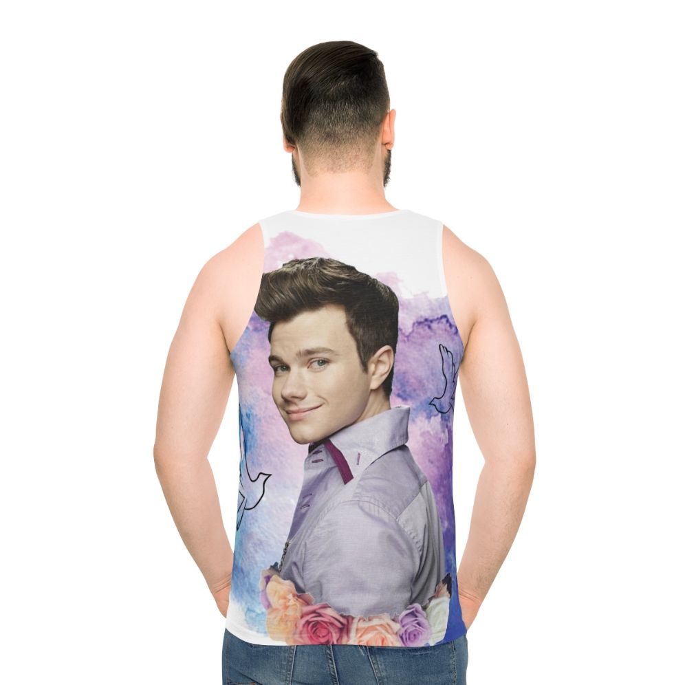 Watercolor Kurt Hummel Unisex Tank Top - men back