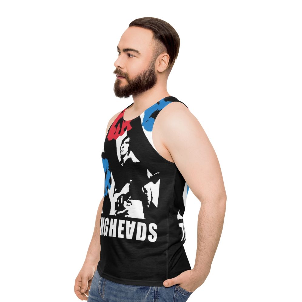 Talking Heads Unisex Tank Top - men side