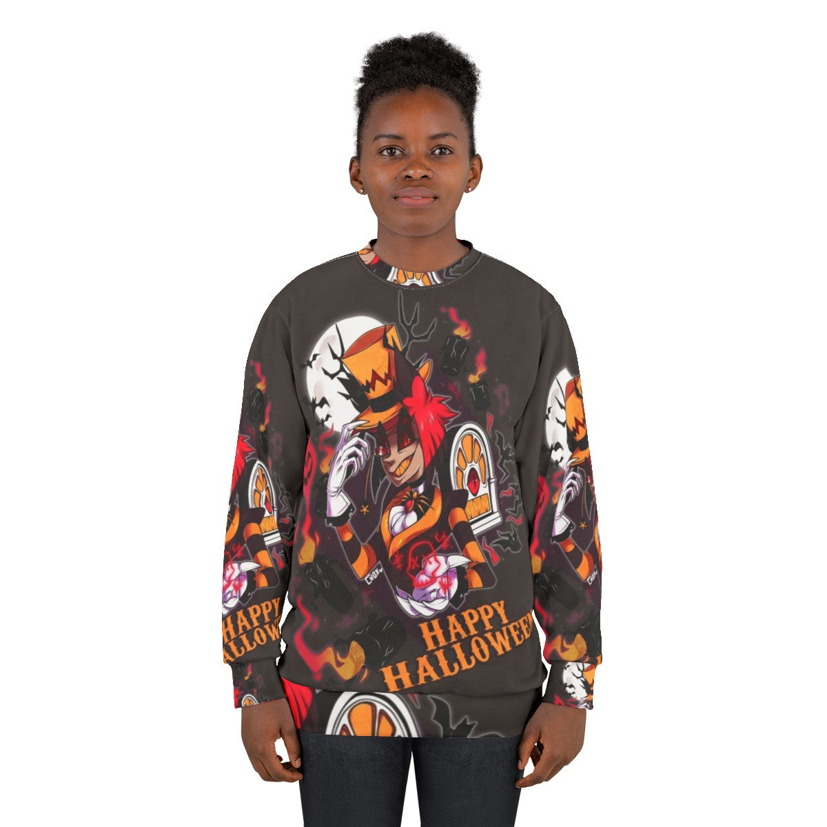 Hazbinhotel Alastor Halloween Sweatshirt - women