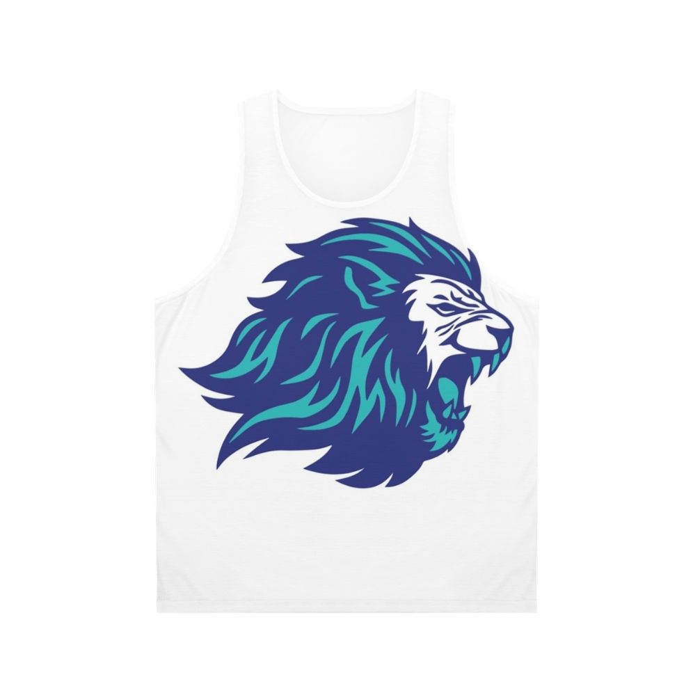 Blue Unisex Tank Top with Legendary Animal Power Design