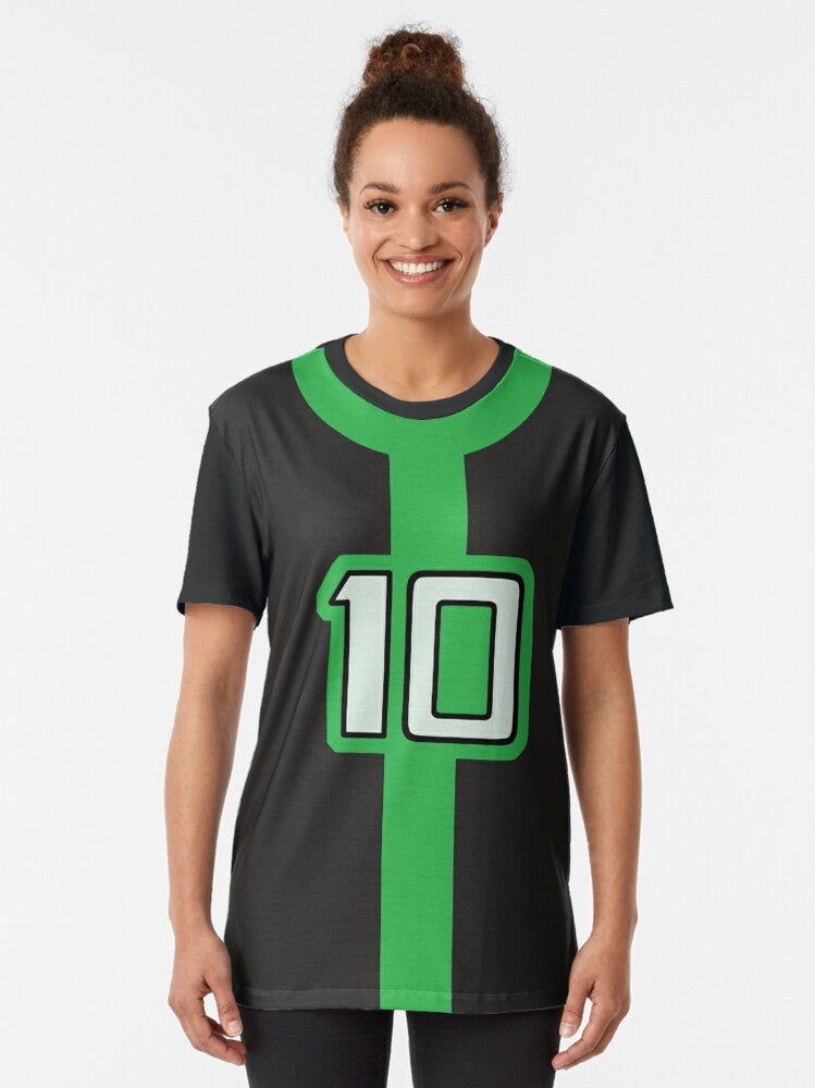 Ben 10 Omniverse graphic t-shirt featuring characters from the cartoon series - Women