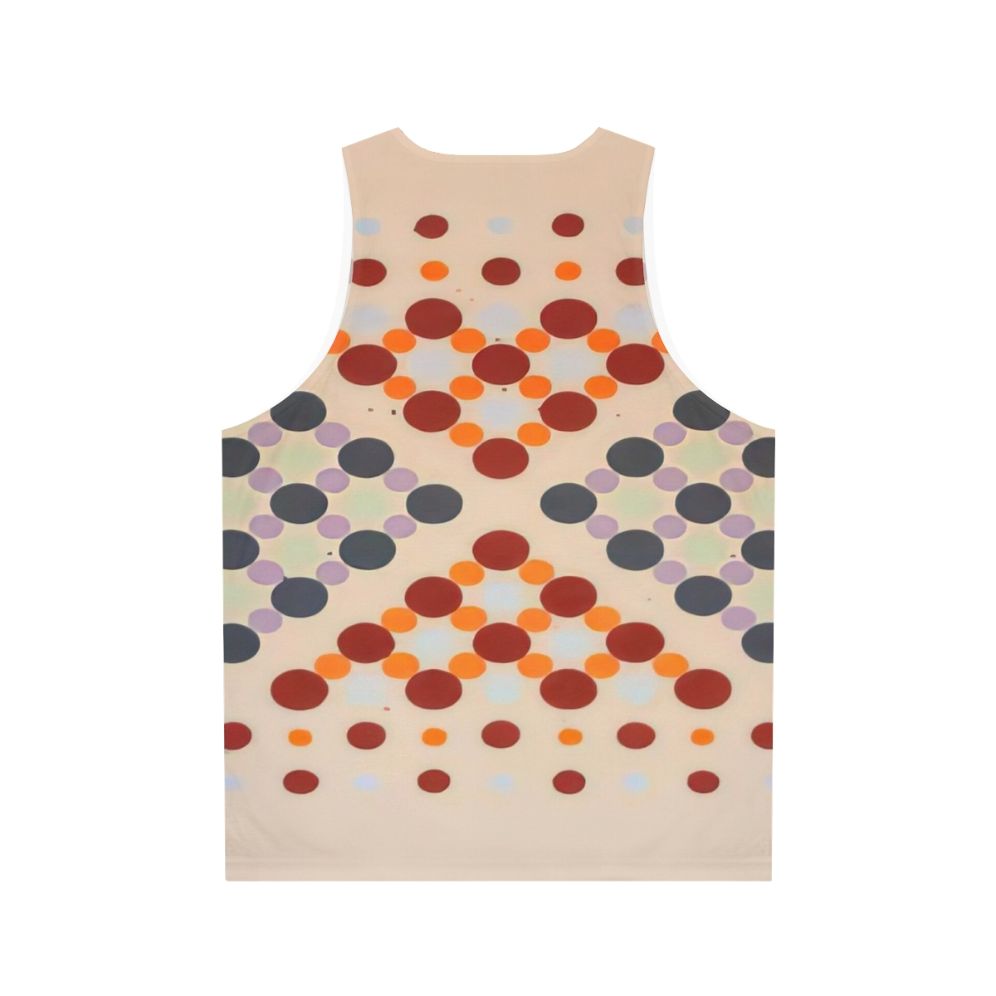 Thomas Downing abstract art geometric unisex tank top - Back