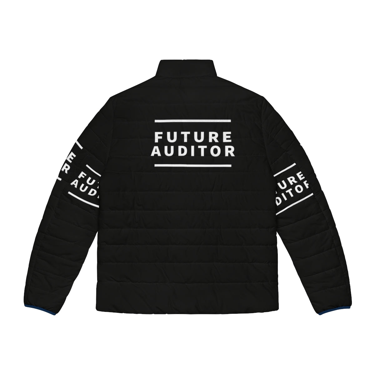 A stylish puffer jacket for the future female auditor - Back