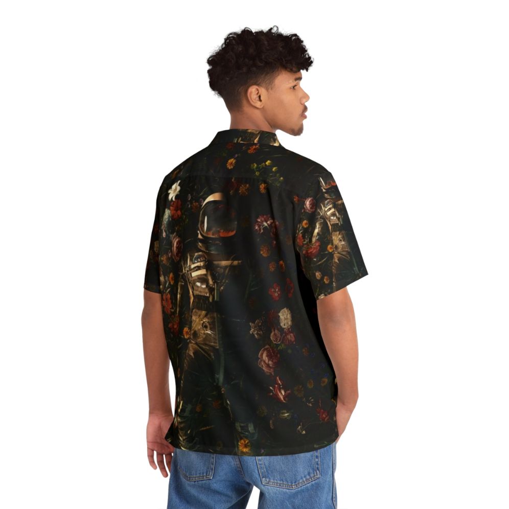 Blossoming Garden Delights Hawaiian Shirt with Floral and Nature Inspired Patterns - People Back