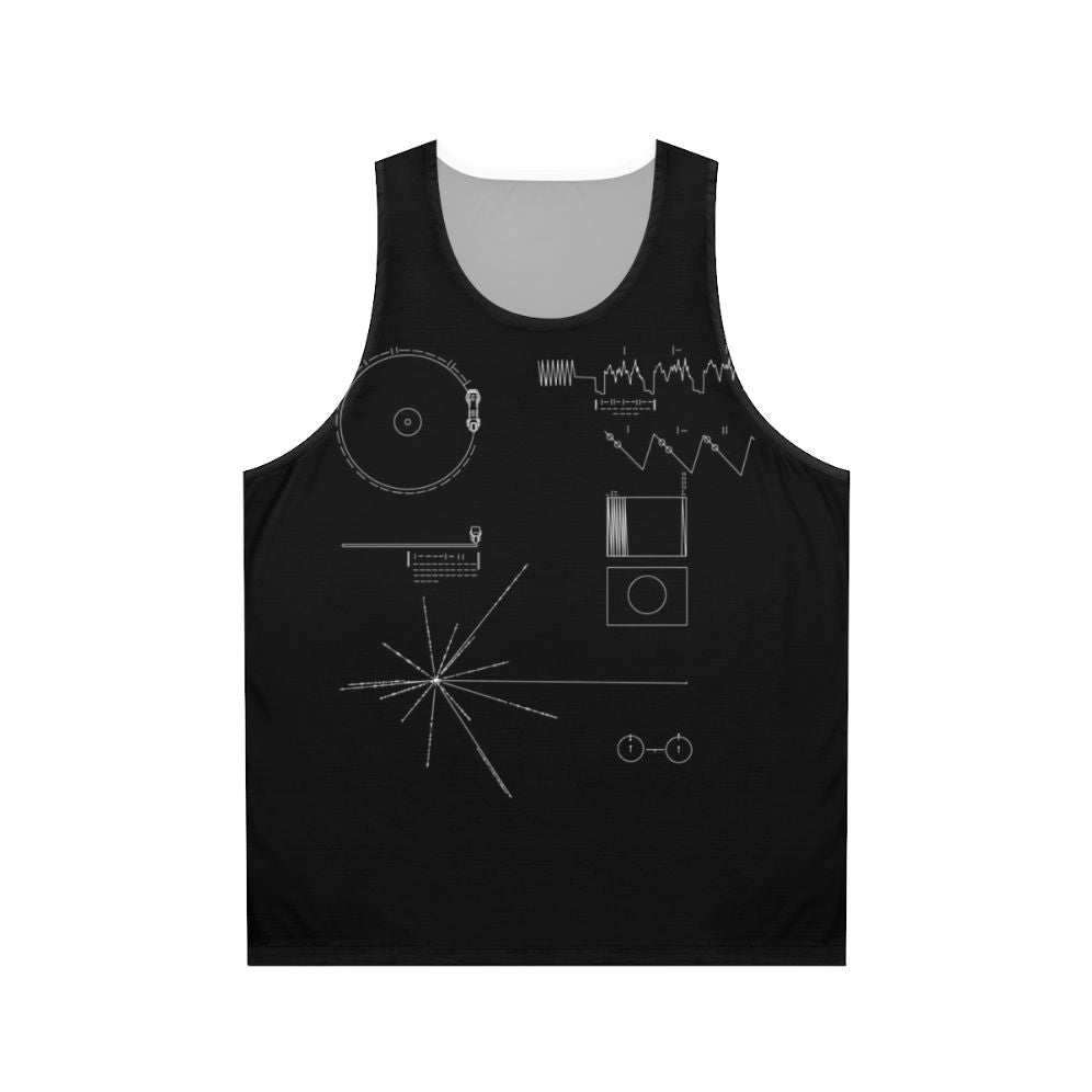 Voyager Golden Record Unisex Tank Top