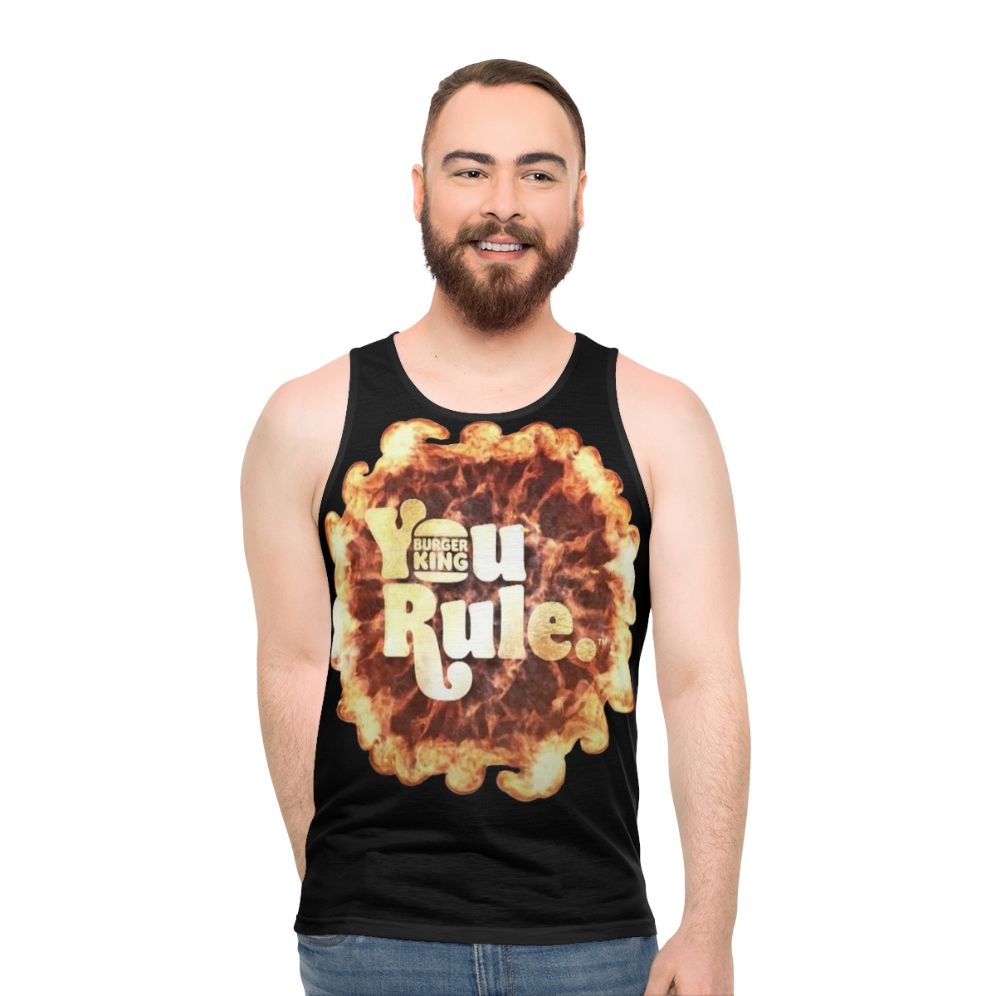 "You Rule" Unisex Fast Food Meme Tank Top - men