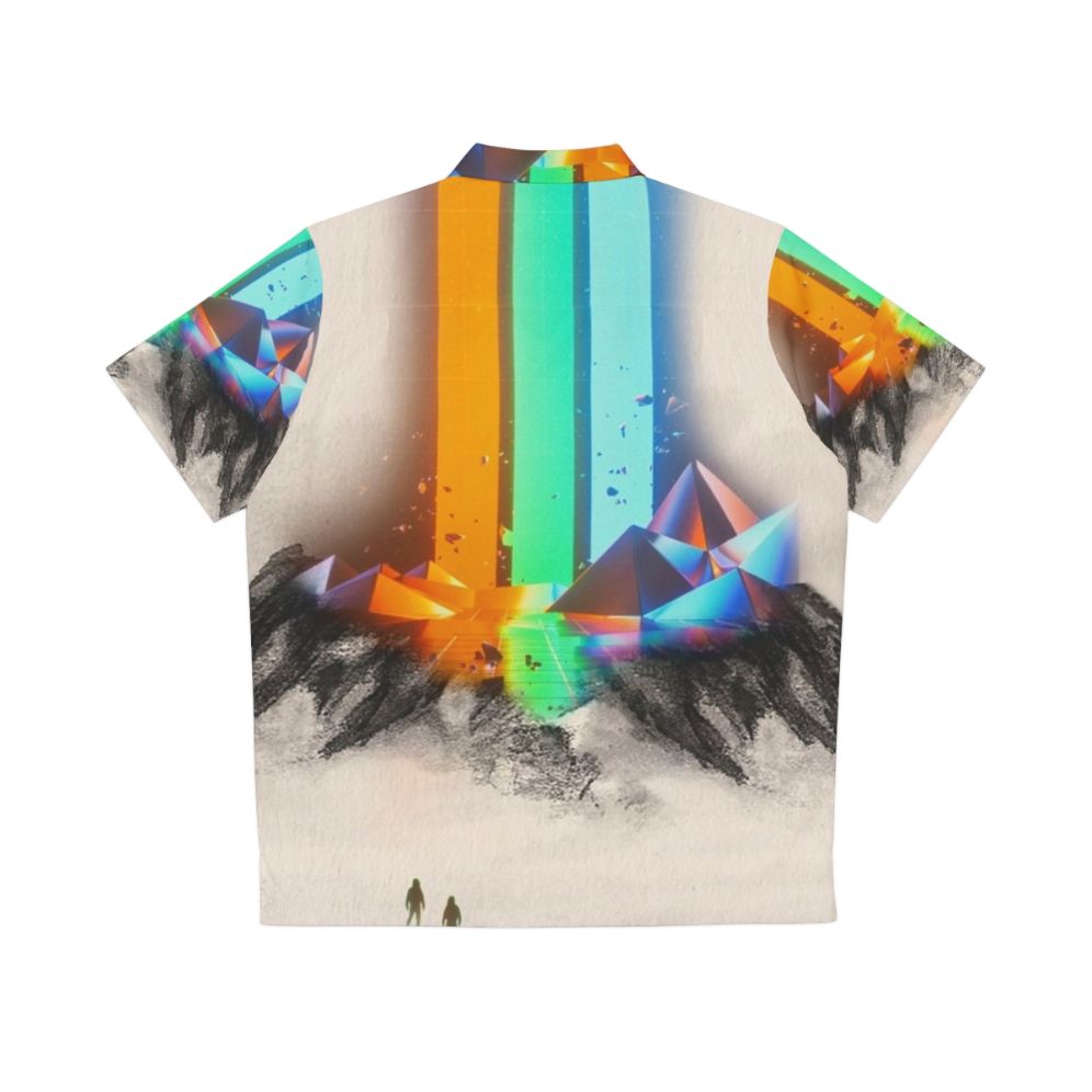 Imagine Dragons Hawaiian Shirt with Tropical Print Design - Back