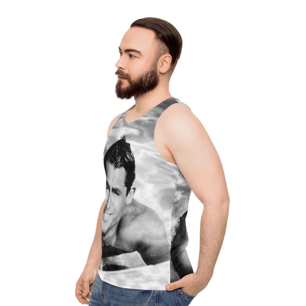 Cary Grant Unisex Vintage Tank Top - men side