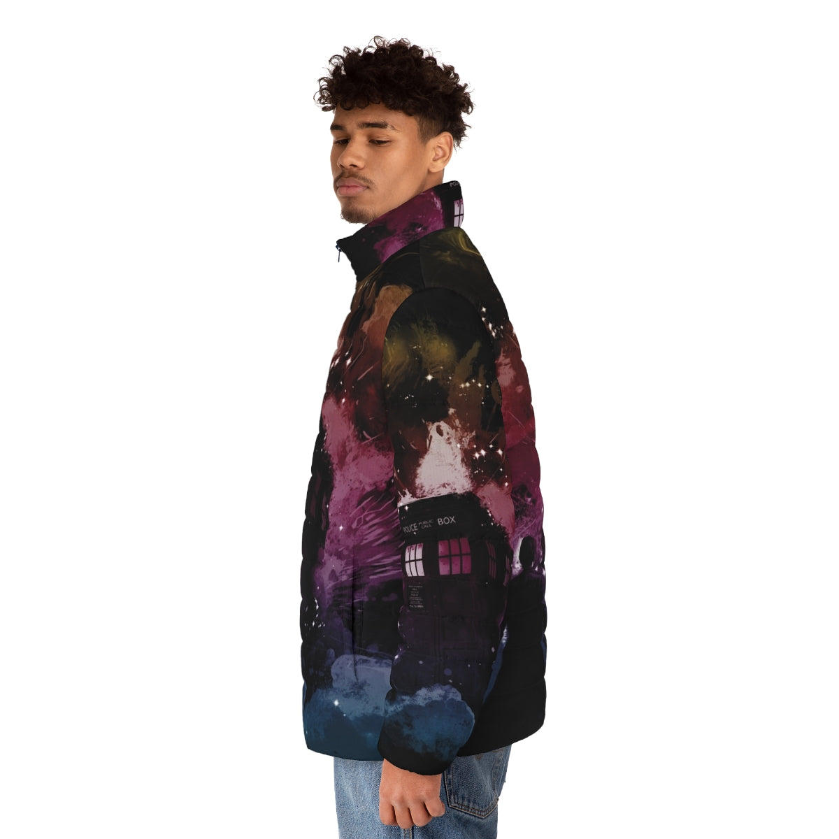 14th Doctor Dr Who Puffer Jacket - men side left