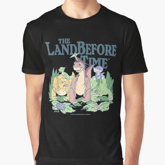 Classic Pastel Dinosaur Friends T-Shirt from The Land Before Time