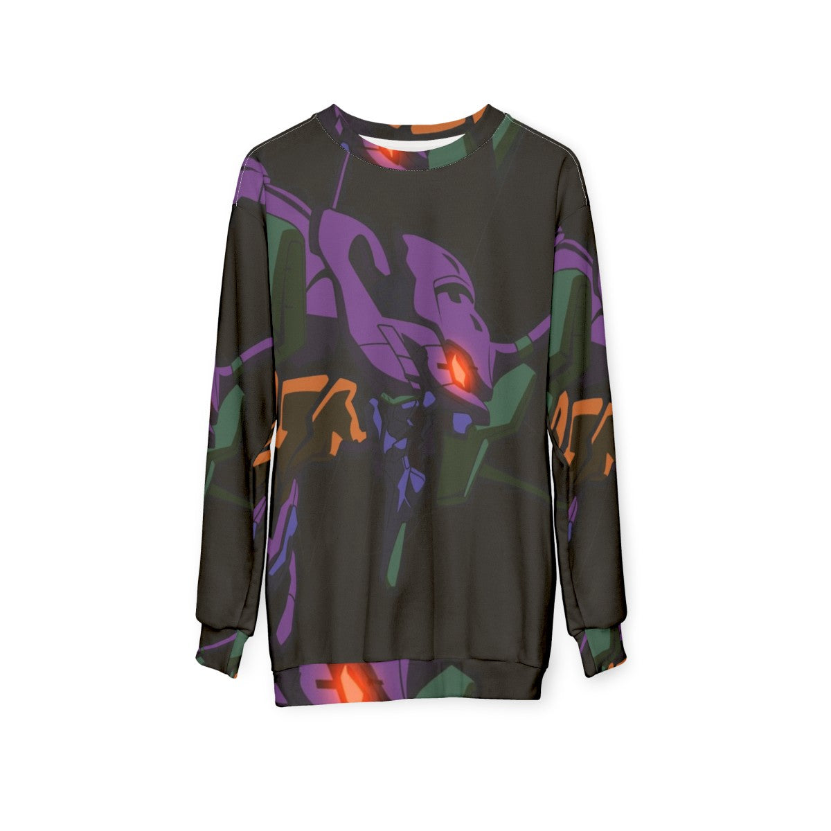 Neon Genesis Evangelion Evangelion Unit 01 Anime Sweatshirt - hanging