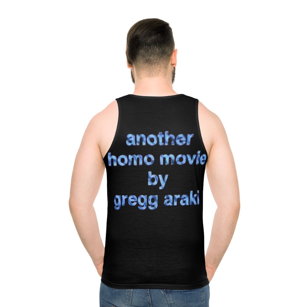 Gregg Araki LGBT movie unisex tank top - men back