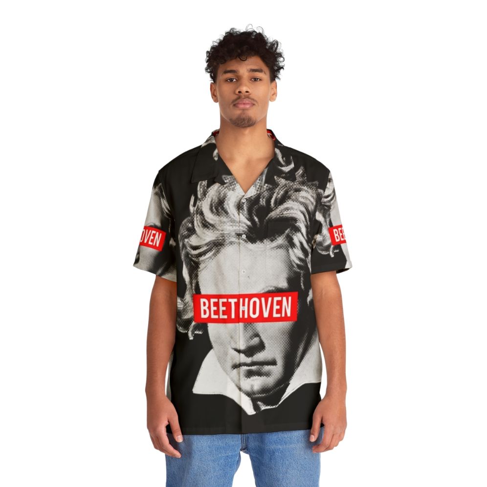 Beethoven classical music hawaiian shirt - People Front