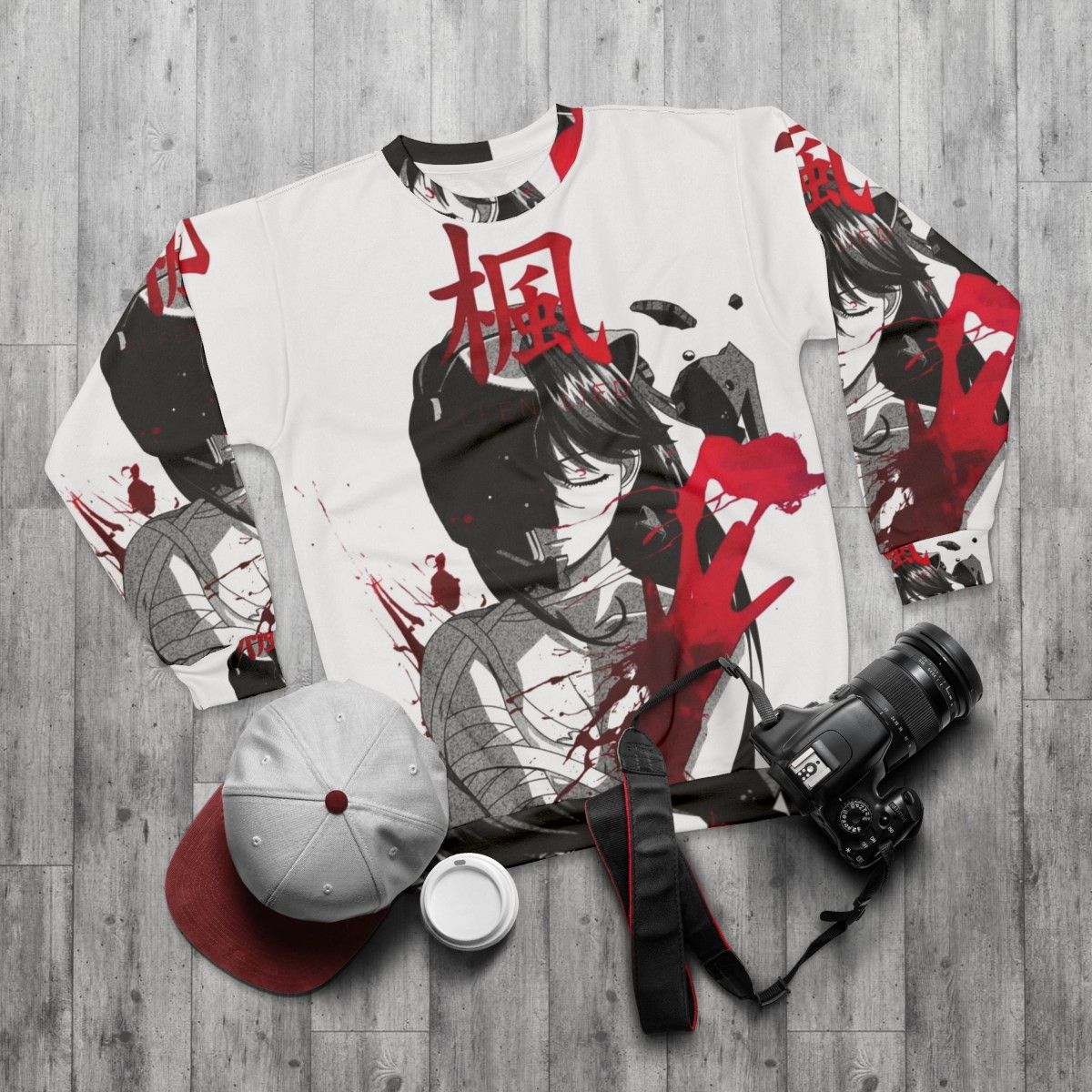 Myriad of Tragedy Elfen Lied Diclonius Sweatshirt - flat lay