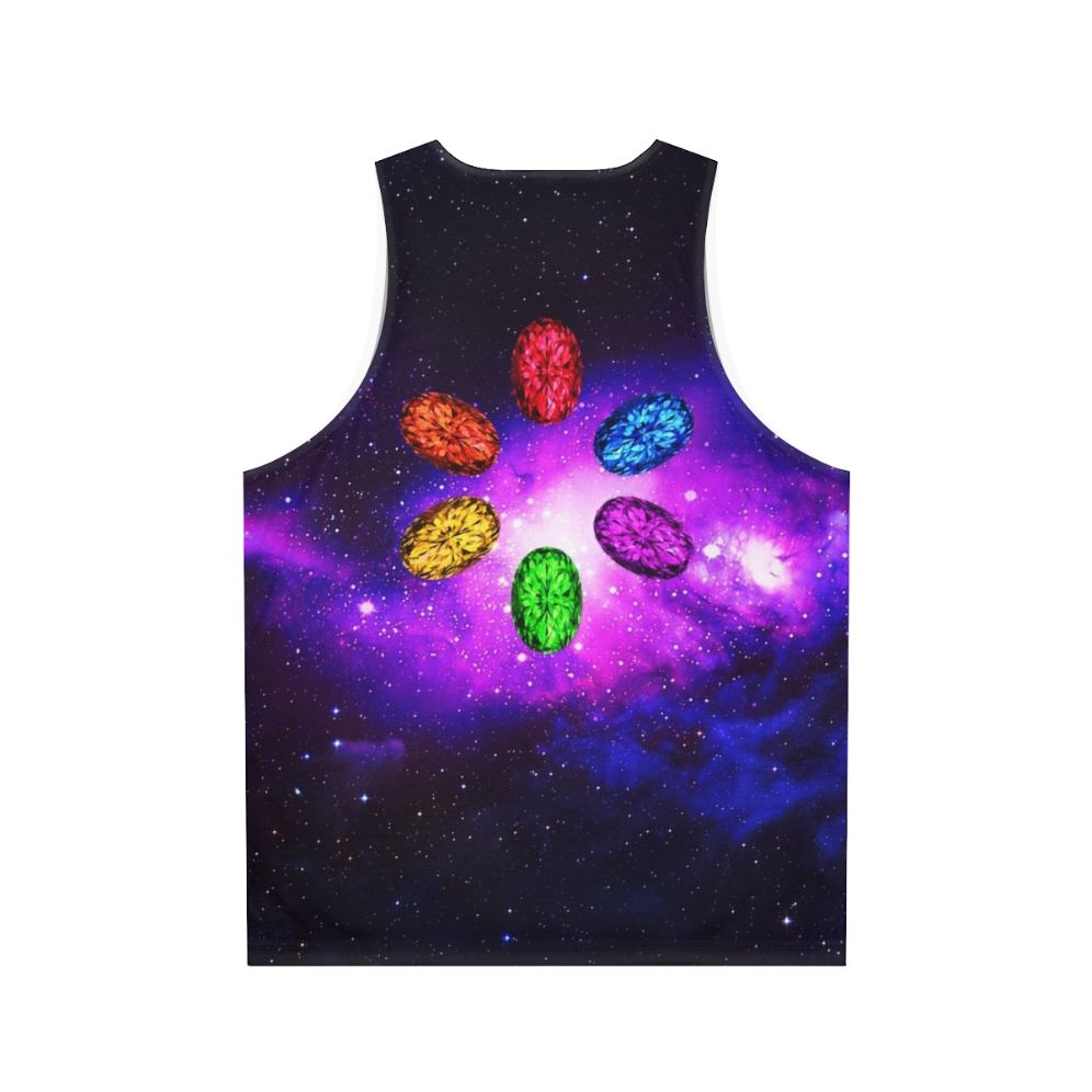 Galaxy space unisex Marvel Infinity Stones tank top - Back