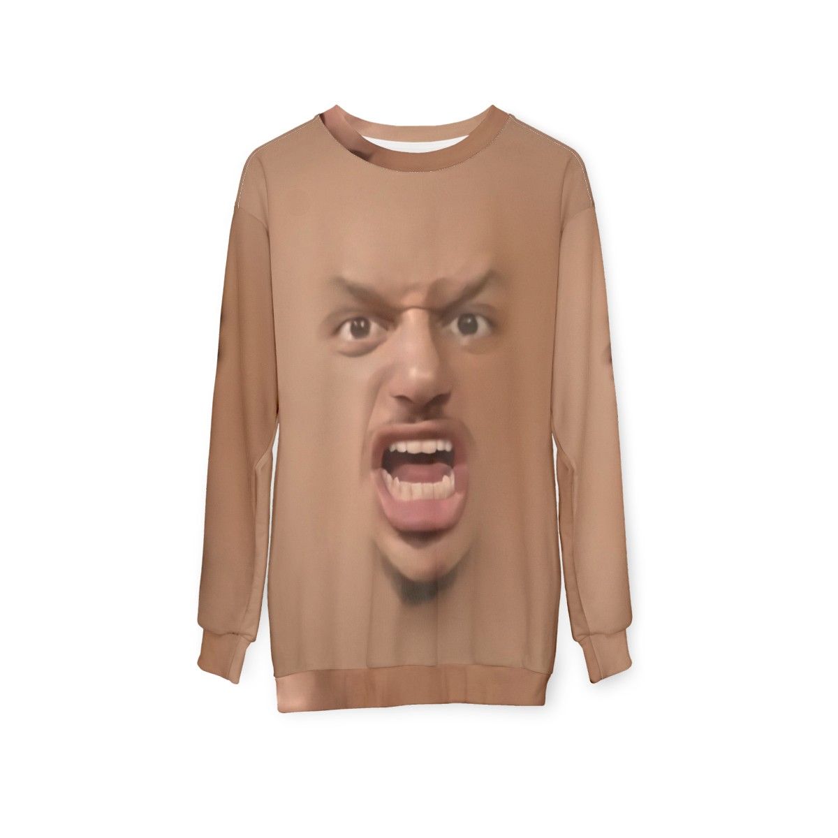 Eric Andre Yelling Sweatshirt - hanging