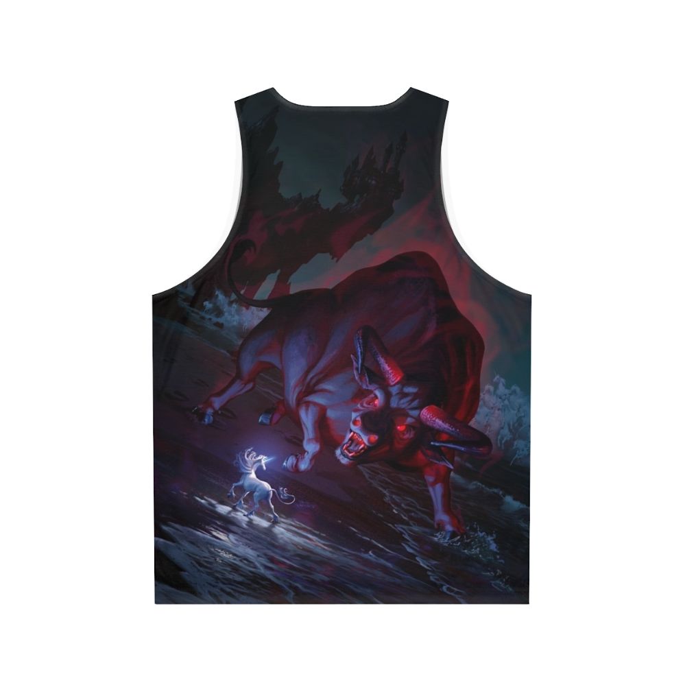 The Last Unicorn Unisex Fantasy Tank Top - Back