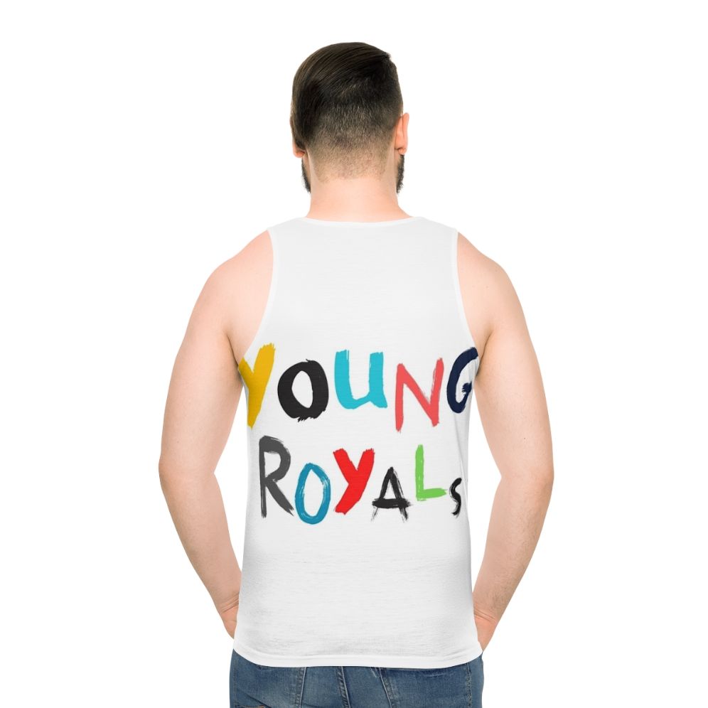 Young Royals Netflix Series Unisex Tank Top - men back