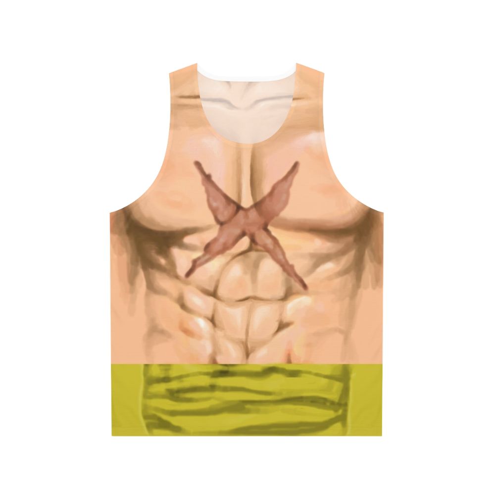 Anime-inspired manly tank top