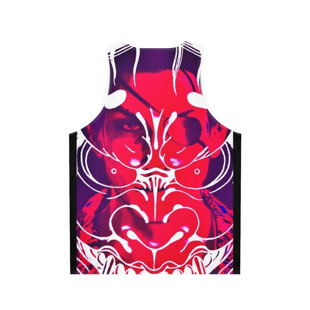 Unisex 'The Mad Dog' Tank Top featuring Goro Majima from the Yakuza game series - Back