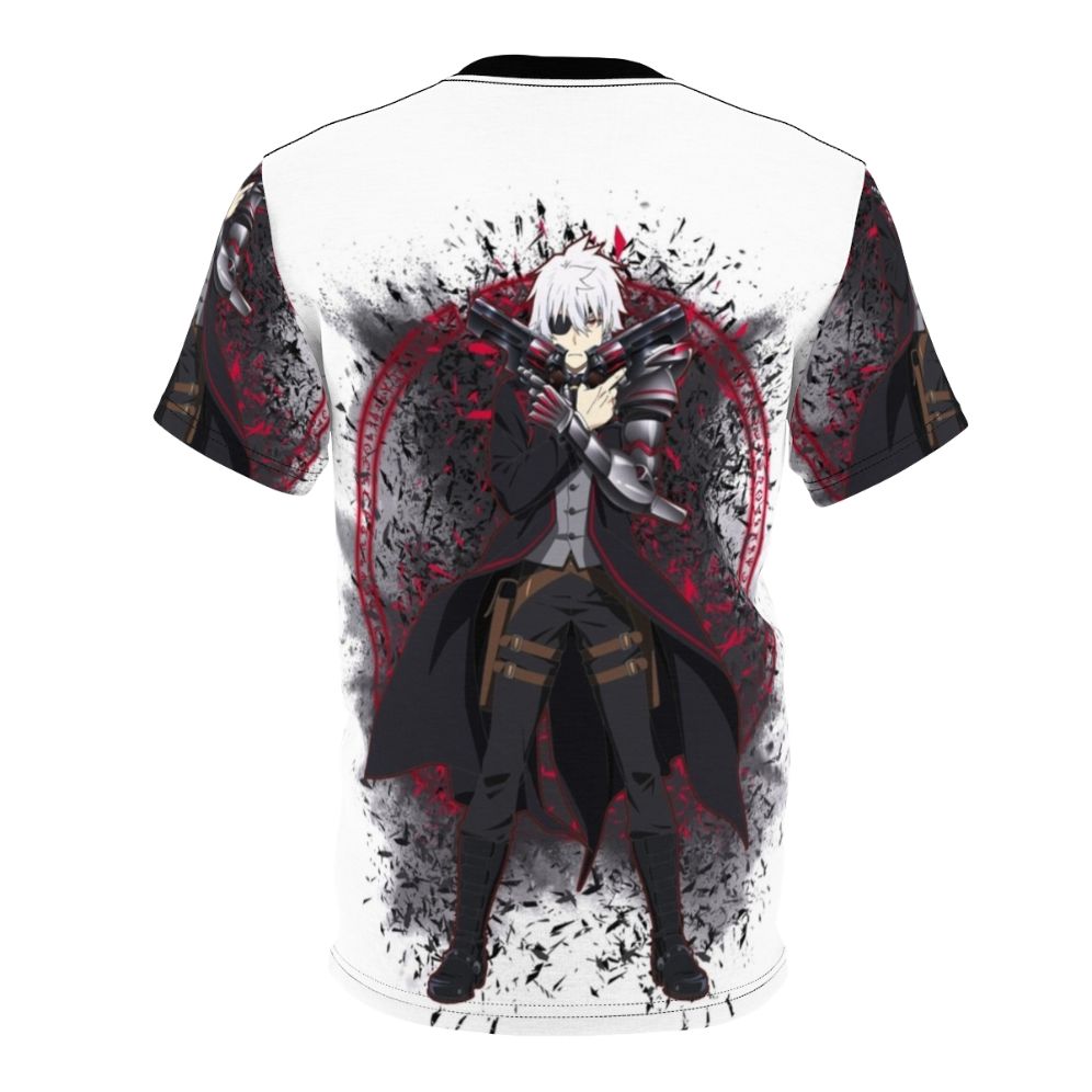 Arifureta inspired Nagumo Hajime anime t-shirt design - Back