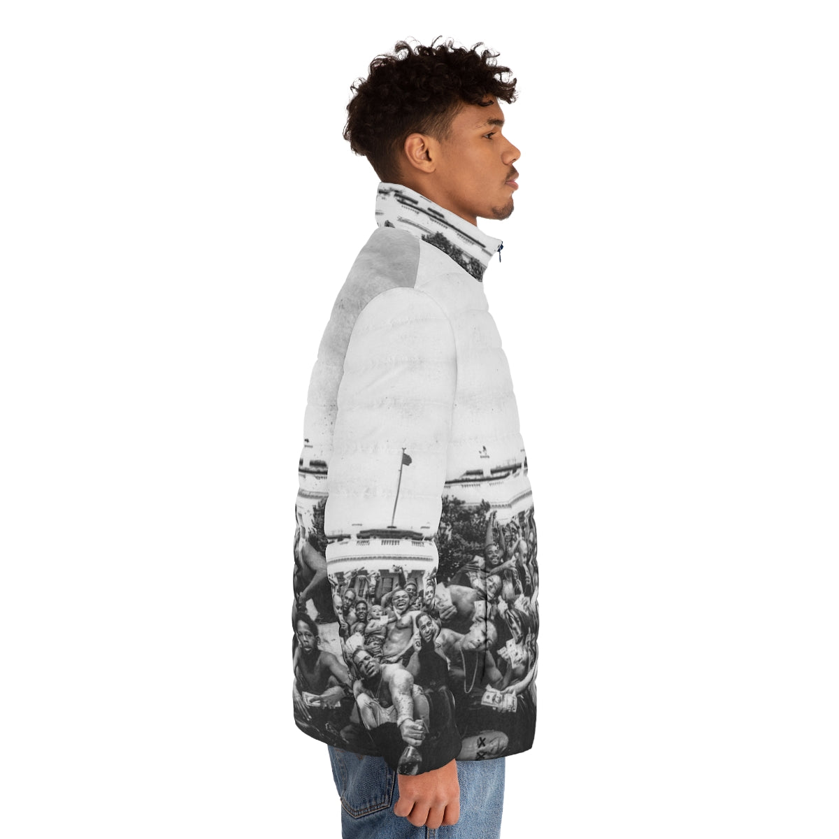 Kendrick Lamar "To Pimp A Butterfly" Puffer Jacket - men side right