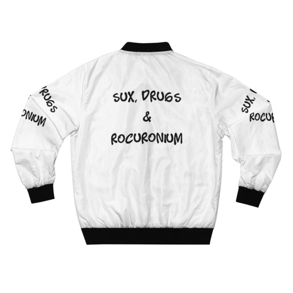 Anesthetist Rocuronium Medical Bomber Jacket - Back