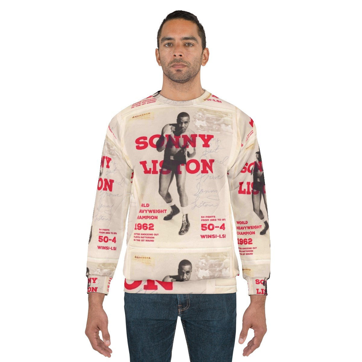 Sonny Liston Heavyweight Boxing Sweatshirt - men