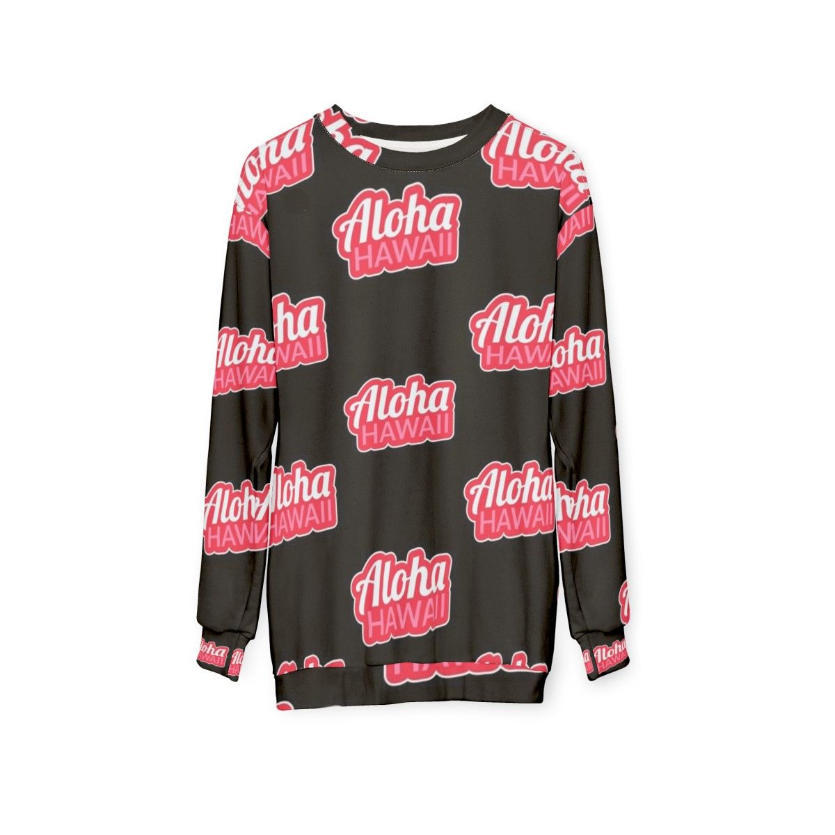 Aloha Summer Sweatshirt - Cozy Hawaiian-Inspired Casual Fashion - hanging