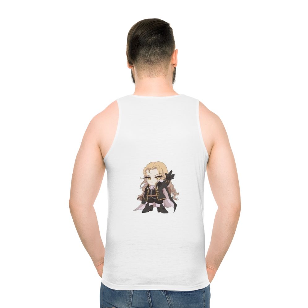 Castlevania Alucard Chibi Unisex Tank Top - men back