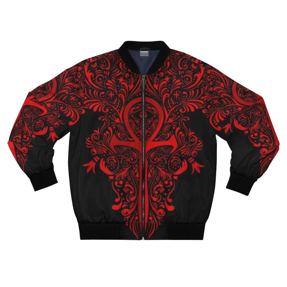 Stylish bomber jacket featuring Vampire: The Masquerade motifs