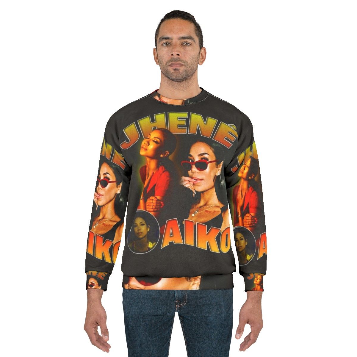 Jhene Aiko Bootleg Sweatshirt - Y2K Aesthetic Indie Hip Hop Streetwear - men