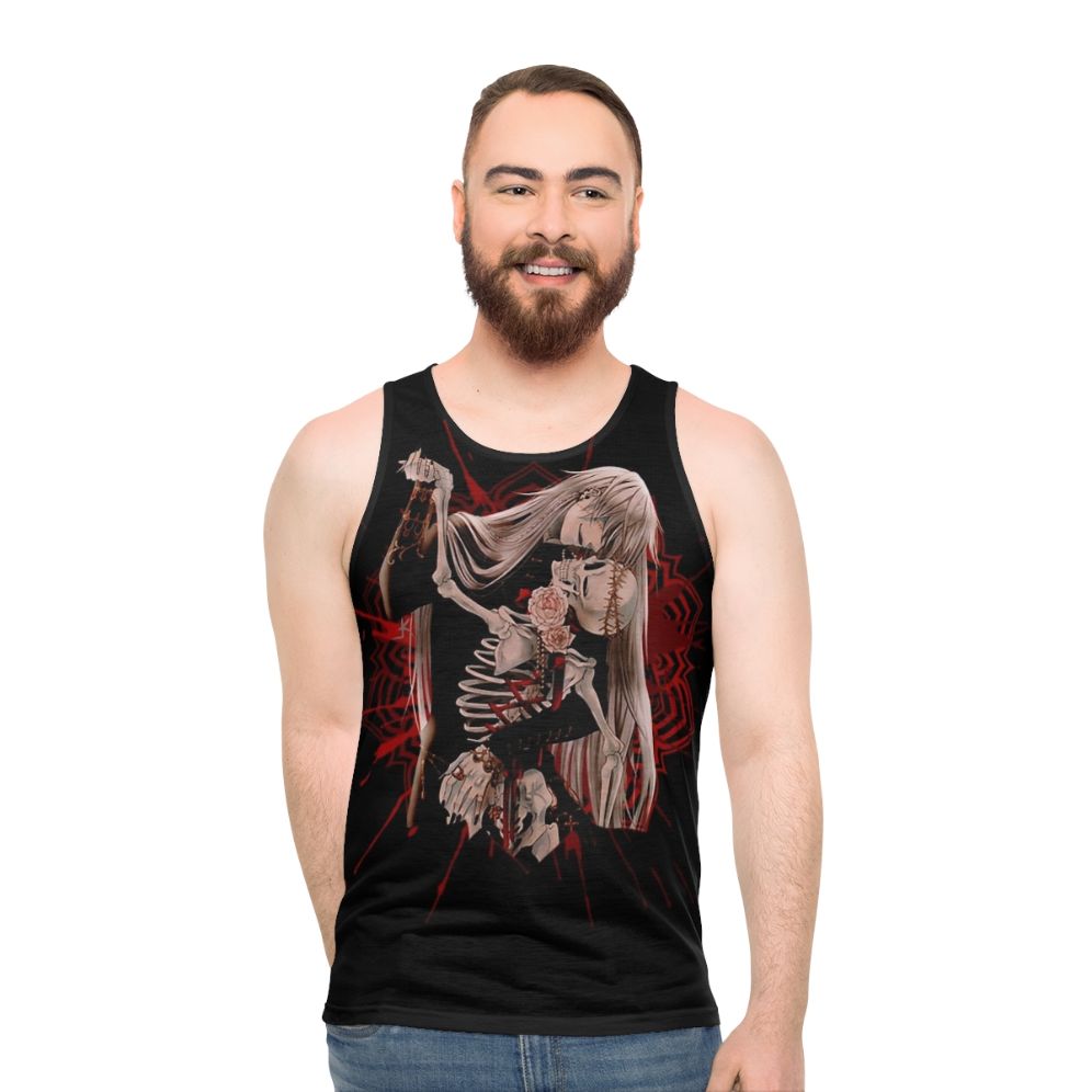 Undertaker Black Butler Anime Unisex Tank Top - men