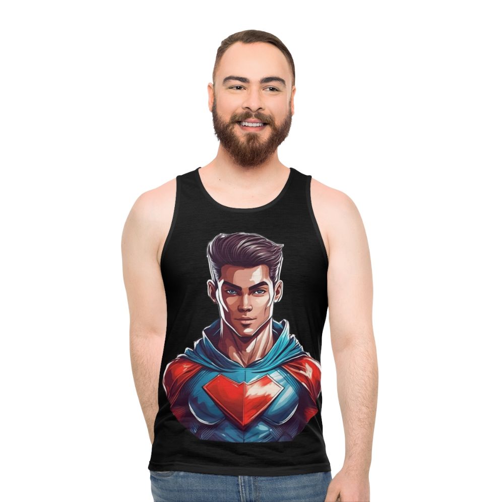 Superhero Unisex Tank Top - men