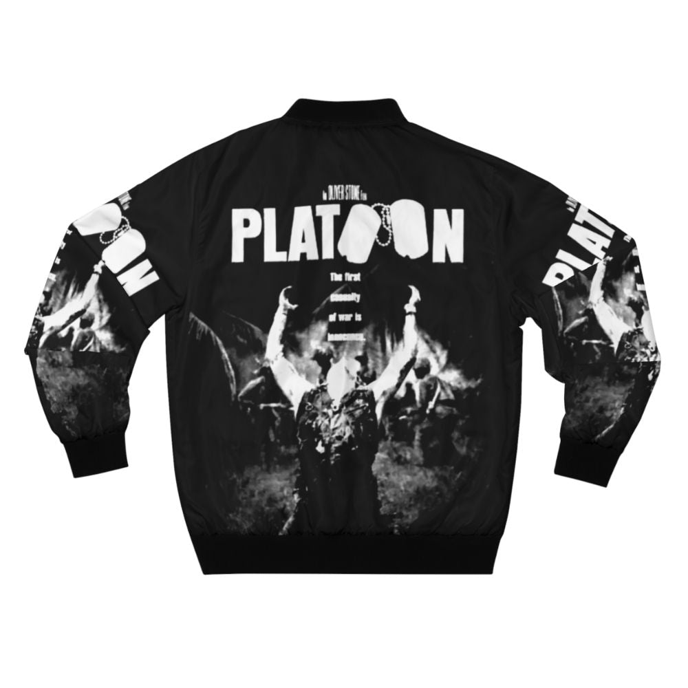 Platoon bomber jacket inspired by the classic Vietnam War film - Back