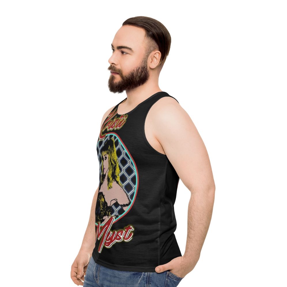 Kristi Myst Unisex Wrestling Tank Top - men side