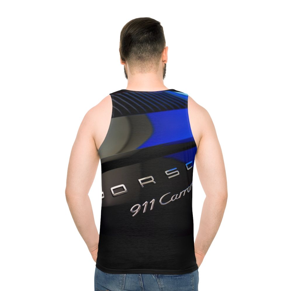 911 Carrera Unisex Sports Tank Top - men back