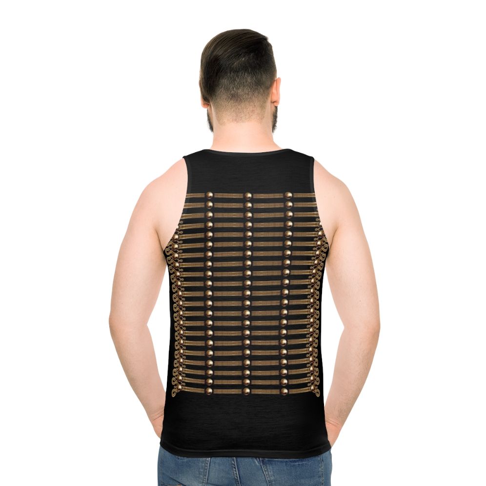 Hussar Napoleonic Style Unisex Tank Top - men back