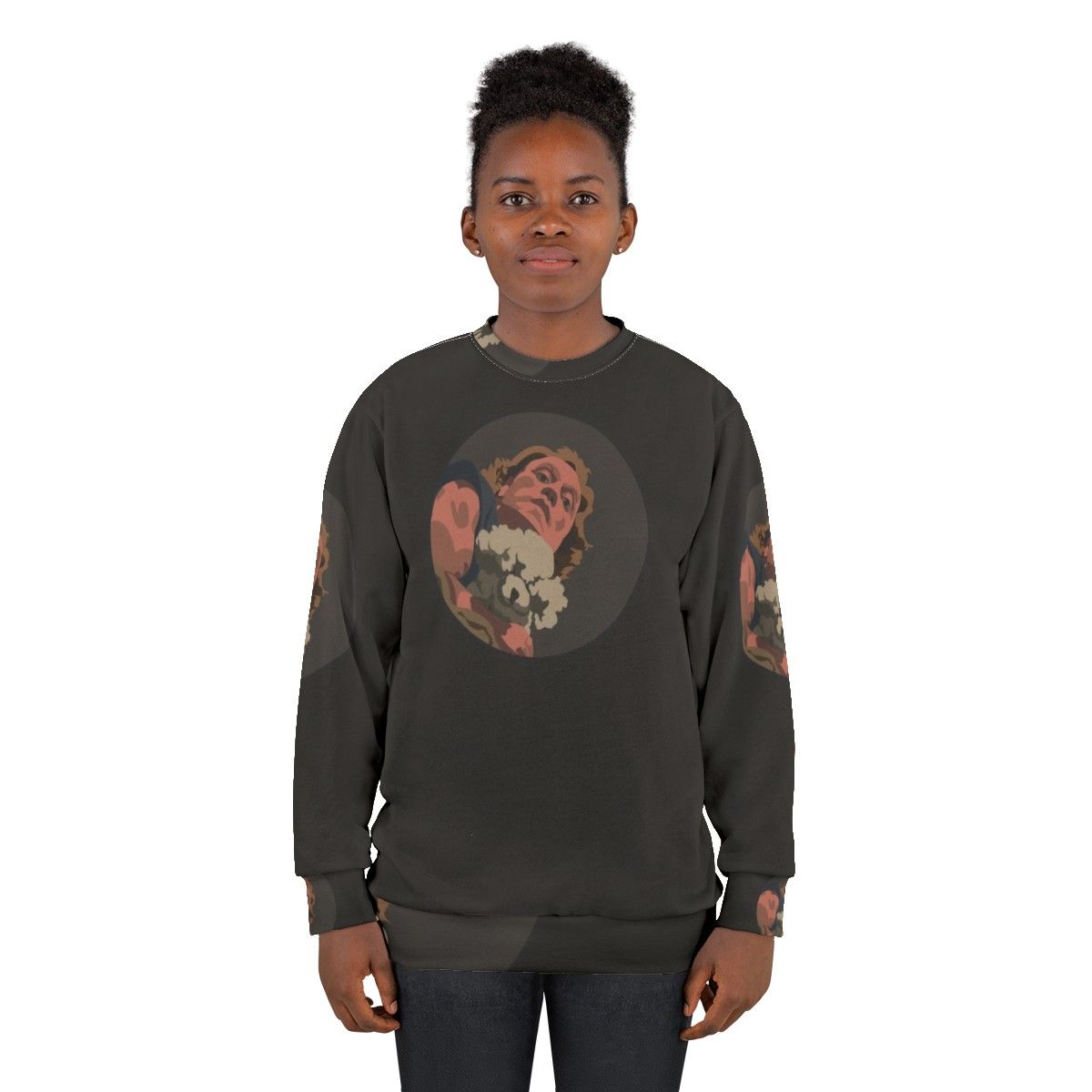 "It Puts The Lotion In The Basket" Horror Themed Sweatshirt - women