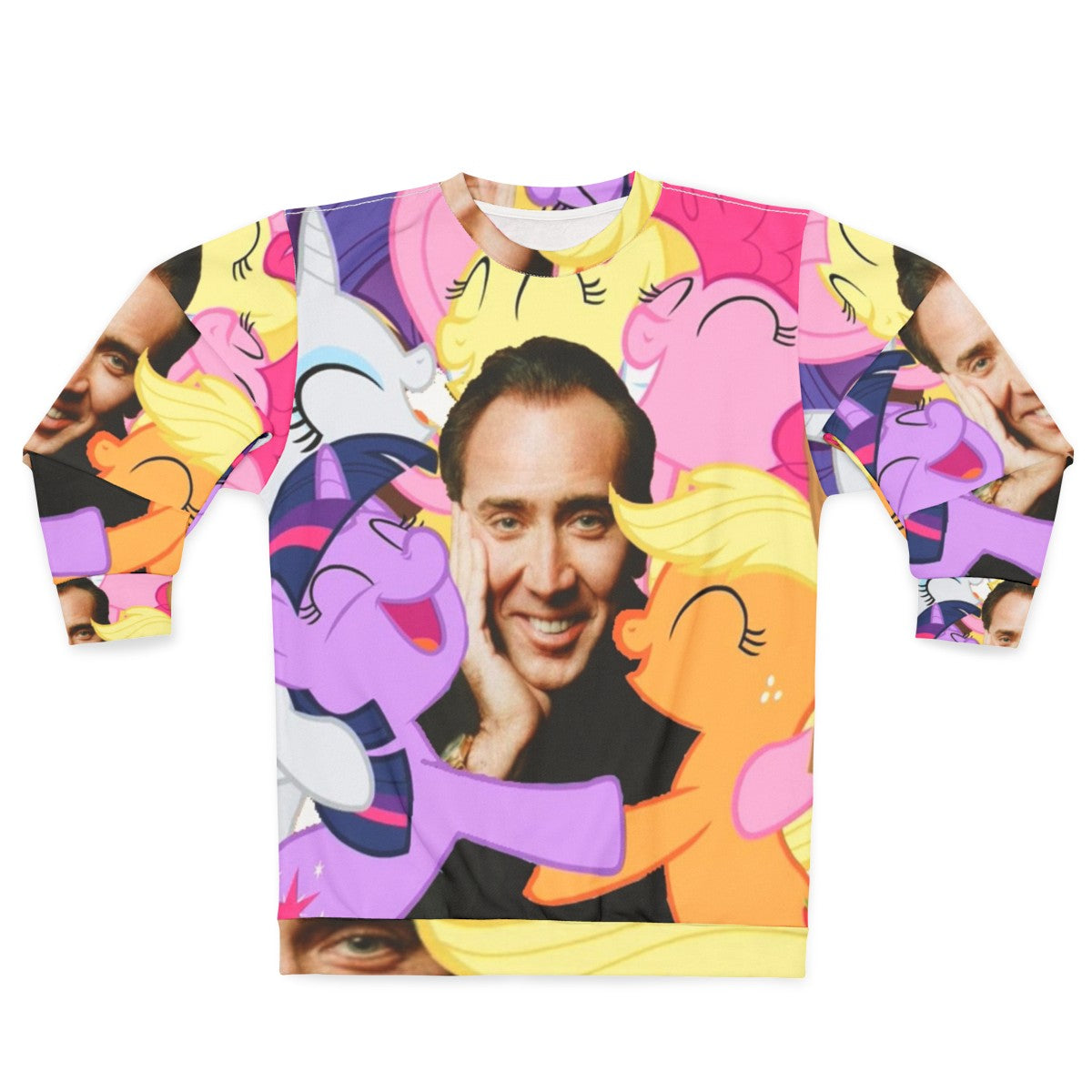 Nicolas Cage 'Nic And His Girls' custom graphic sweatshirt