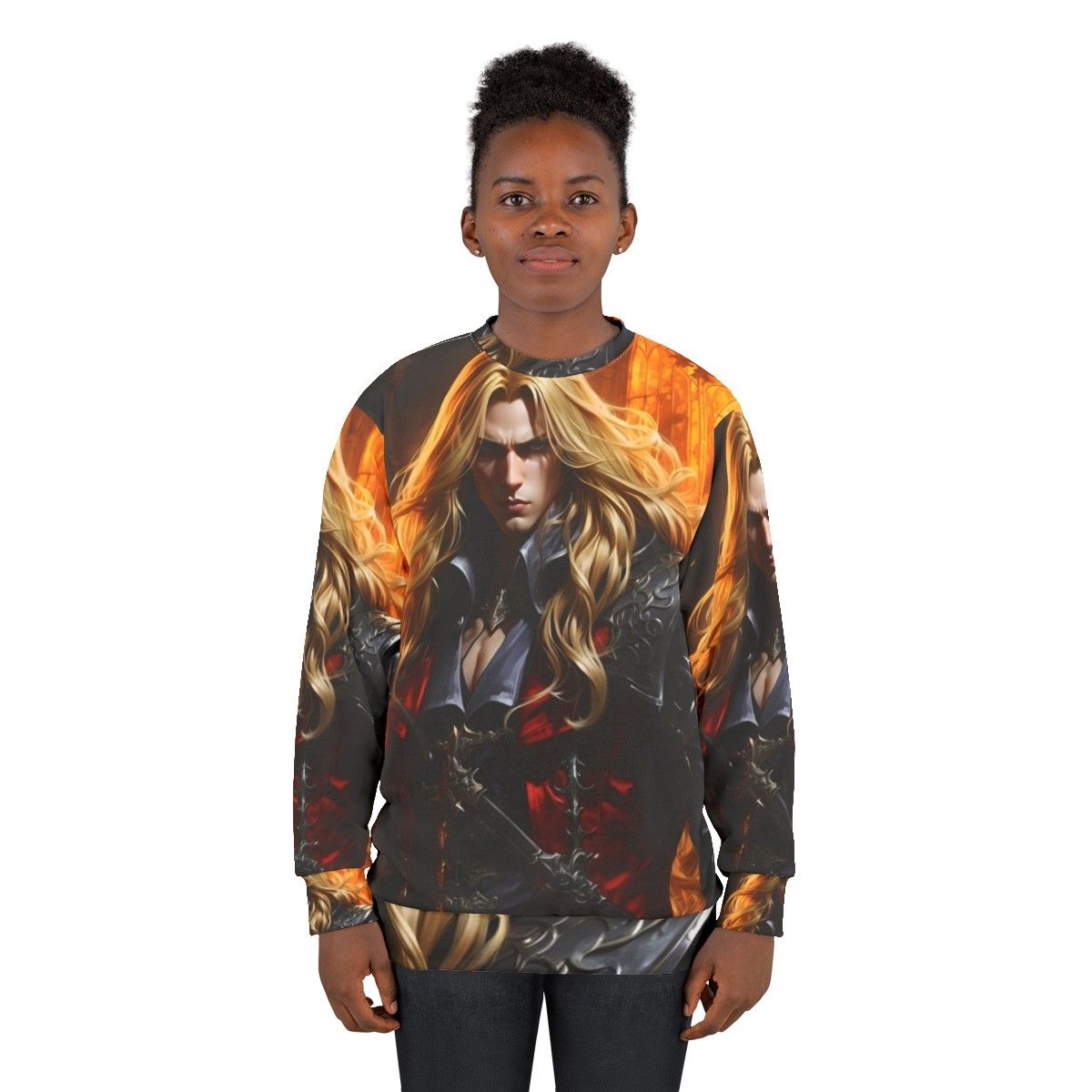 Alucard the Vampire Warrior Castlevania Netflix Sweatshirt - women